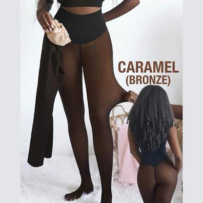 Collant Polaire Effet Peau Ultra-Chaud – Transparence Illusion & Confort Absolu